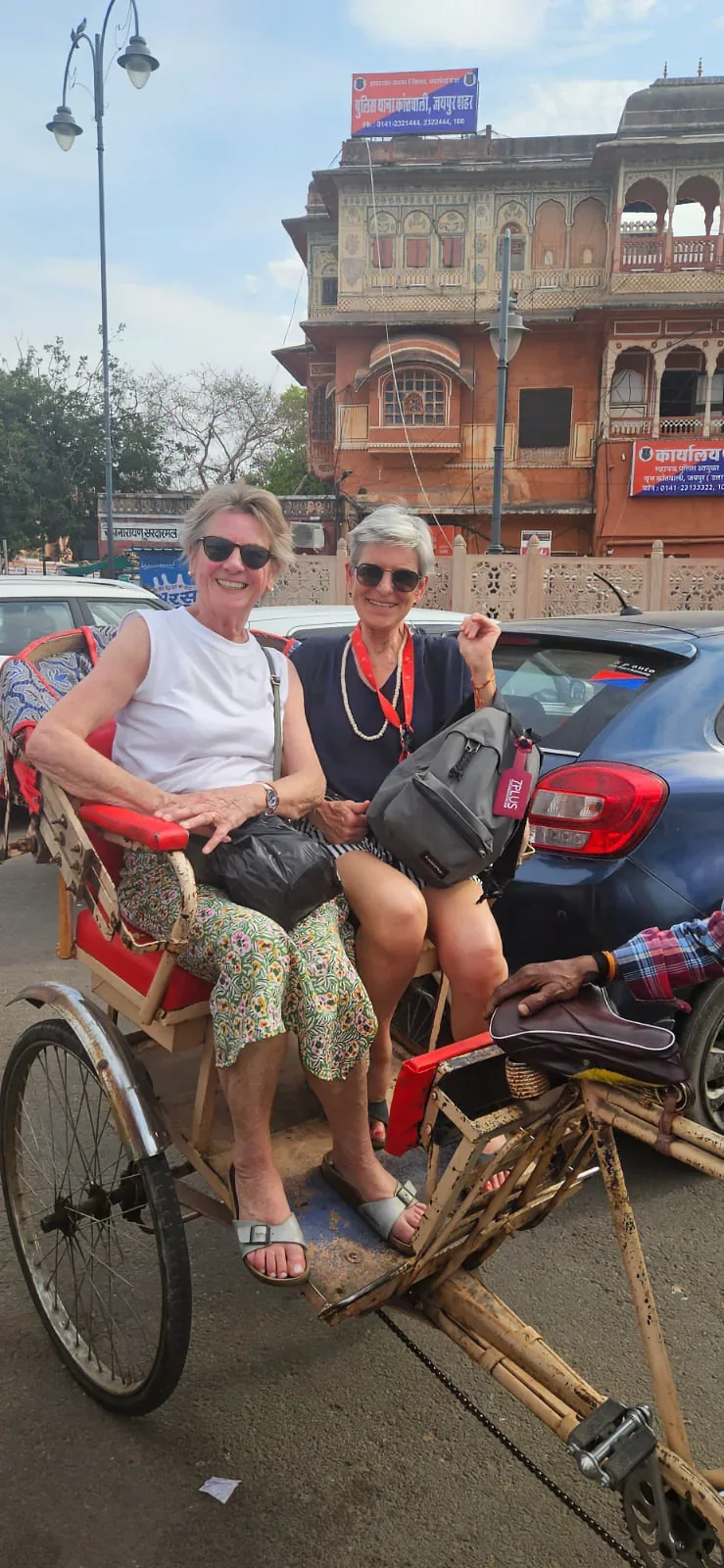 Rickshaw Through Jaipur